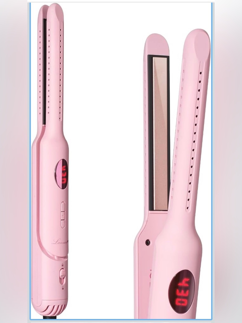 airflow styler mini curling iron for short hair pixie cut and bangs